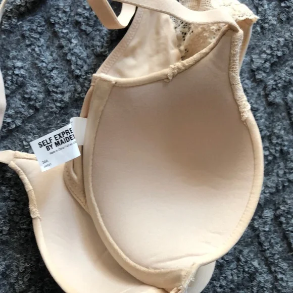 Maidenform Lace Accent Tan Bra - Picture 6 of 7